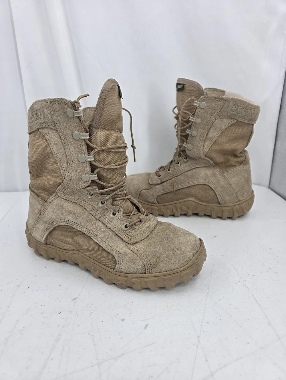 Rocky S2V Special Ops Military Combat Boot  Tan Size 7 R Gore-Tex Thinsulate.